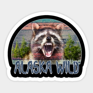 alaska wild t-shirt Sticker